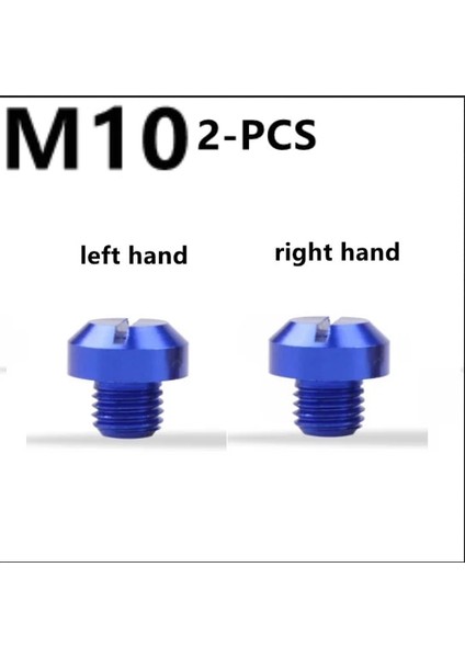 1-1-MAVI-M10 Stili 2 Adet Evrensel Motosiklet C M10 ** Ayna Deliği Fiş Vida Cıvata Kapakları Kapakları Saat Yönünde Honda Suzuki Için Vida (Yurt Dışından)