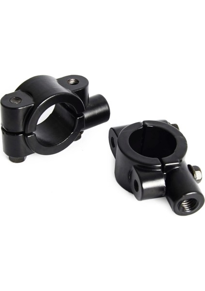 8 mm 2 Adet Tarzı 2 Adet Motosiklet "(22MM) Gidon Dikiz Aynası Montaj Tutucu Kelepçe Adaptörü Konu (Yurt Dışından)