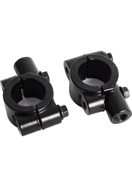8 mm 2 Adet Tarzı 2 Adet Motosiklet "(22MM) Gidon Dikiz Aynası Montaj Tutucu Kelepçe Adaptörü Konu (Yurt Dışından)