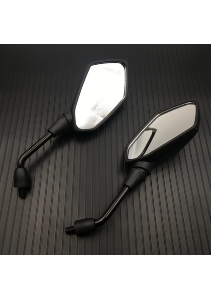 10 mm Tarzı 1 Çift Evrensel Karbon Fiber Motosiklet Aynası Scooter E-Bike Dikiz Aynaları Electrombile Arka Taraf Dışbükey Ayna (Yurt Dışından) indirimleri
