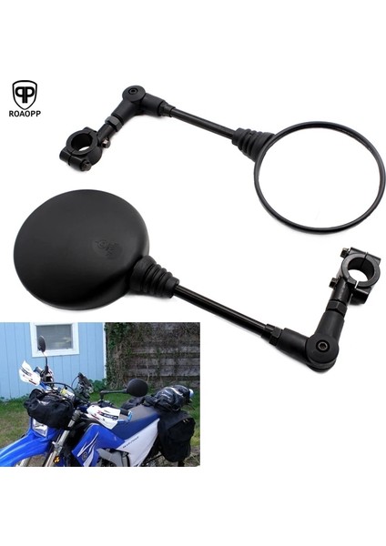 Uzun Ayna Stili Roaopp Motosiklet Mimm Gidon Sonu Aynaları Yamaha Suzuki Ducati Kawasaki Bmw Buell Ktm Çift Spor Kir Bisikletleri Atv (Yurt Dışından) fiyatları