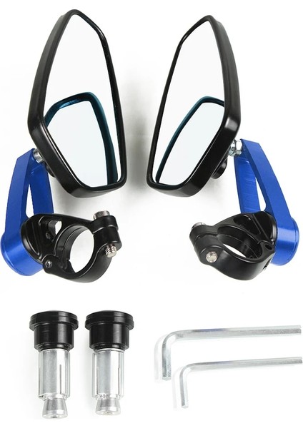 Haki Stili Motosiklet Alüminyum Dikiz Gidon Sonu Yan Dikiz Aynaları Yamaha Tracer Gt MT10 MT09 MT07 Için Gidon Sapları (Yurt Dışından)