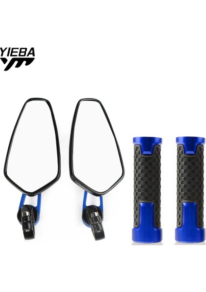 Haki Stili Motosiklet Alüminyum Dikiz Gidon Sonu Yan Dikiz Aynaları Yamaha Tracer Gt MT10 MT09 MT07 Için Gidon Sapları (Yurt Dışından)