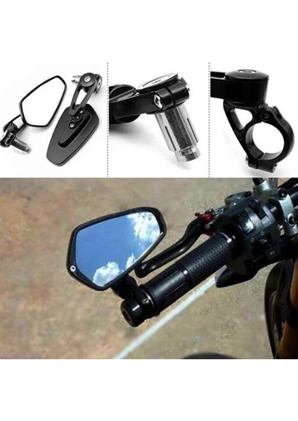 Mavi Aynalar Stili Motosiklet Aynası Gidon Gidon Yamaha R6 R1 mt Tmax Xmax Wr Ktm Duke Için Yan Aynalar Biter (Yurt Dışından)