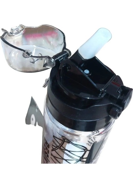 BJK Lisanslı Matara Plastik 500 ml Siyah