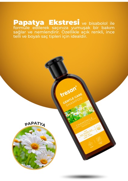 Papatya Yumuşatıcı Bakım Şampuanı 300ml