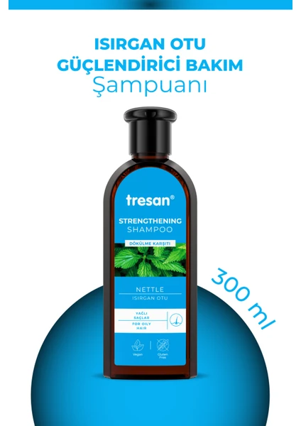 Isırgan Otu Dökülme Karşıtı ve Bakım Şampuanı Yağlı Saçlar İçin 300 ml