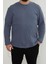 Hscstore Erkek Basic Mavi Sweatshirt - 2816 1