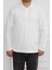 Hscstore Erkek Polo Yaka Düğmeli Ekru Sweatshirt - 2815 1