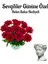 Kadınlar Gününe Özel Kırmızı Renk Bodrum Papaptyası Helen Saksı Hediyeli 1