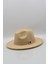 Bej Fötr Şapka Ayarlanabilir İpli Panama Hat 1