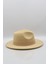 Bej Fötr Şapka Ayarlanabilir İpli Panama Hat 4