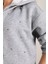 Kadın Taş Detaylı Kapüşonlu Fermuarlı Sweatshirt 1639-24 2