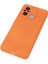 Xiaomi Redmi 12C Kılıf Nano Içi Kadife Silikon - Turuncu 300099 4