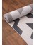 Elmina Beyaz Açık Gri Halı Yumuşak Oturma Odası Salon Çocuk Odası Mutfak Halısı F0282 120 x 180 5