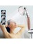 Beyaz D Tipi Tarzı 3 Mod Banyo Duş Ayarlanabilir Jeti Duş Başlığı Yüksek Basınç Tasarruflu Su Banyo Anyon Filtresi Duş Spa Memesi (Yurt Dışından) 5