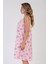 Pamuklu Kadın Kalın Askılı Kısa Boy Gecelik , 161394 3