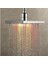 Duş 02 Tarzı Yeni Modern LED Renk Değiştiren Su Glow Kare Şekli Yağmur Banyo Duş Başlığı Banyo Otel Banyo Romantizm Aksesuarı (Yurt Dışından) 2