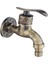 Yeşil Stil Antik Bronz Duvara Monte Musluk Lavabo Bataryası Ejderha Çamaşır Makinesi Su Taa (Yurt Dışından) 3