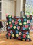 Patchwork Çiçekler Dijital Baskı Kırlent Kılıfı 3