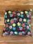 Patchwork Çiçekler Dijital Baskı Kırlent Kılıfı 5