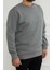 Hscstore Erkek Basic Açık Haki Sweatshirt - 2903 2