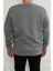 Hscstore Erkek Basic Açık Haki Sweatshirt - 2903 4