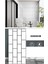 60X30CM Shiny Beyaz Tuğla Desen Kendinden Yapışkanlı Karavan Prefabrik Banyo Wc Duvar Kaplama Paneli 2