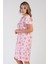 Pamuklu Kadın Kısa Kol Kısa Boy Gecelik , 161679 4