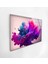 Mor Soyut Temperli Cam Duvar Tablosu 3