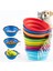 Mavi Çerçeve Stili 350 ml 350ML Küçük L Büyük Silikon Katlanır Kase Açık Taşınabilir Su Kasesi Köpekler Için Köpek Maması Katlanabilir Pet Besleyici Çanak Kase (Yurt Dışından) 2