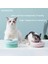 Sadece Blue Pad Stili Makesure Obur Kedi Besleme Kasesi Omurgayı Korumak Için Seramik Kedi Mama Kasesi Devrilmeyi Önlemek Için Raflı Kedi Kasesi Seti (Yurt Dışından) 3