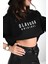 Kadın Yazı Baskılı Bisiklet Yaka Sweatshirt 1617-24 5