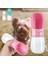 Longbangdian Shop Pembe Tarzı 480ML Taşınabilir Pet Köpek Küçük Büyük Köpekler Için Su Şişesi Seyahat Yavru Kedi Içme Kabı Açık Pet Su Sebili Besleyici Pet Ürün (Yurt Dışından) 2