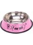 Çizgi Film Pembe Tarzı 22CM Pet Köpek Paslanmaz Çelik Kaseler Kaymaz Anti-Düşme Dayanıklı Kedi Köpekler Besleme Kase Köpek Içecek Su Besleyici Evcil Hayvanlar Açık Gıda Tabağı (Yurt Dışından) 1