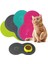 Gri Stil Pet Köpek Yavrusu Kedi Besleme Mat Pad Sevimli Bulut Şekli Silikon Çanak Kase Gıda Yemi Yerleştirme Pet Aksesuarları Dropship (Yurt Dışından) 3