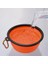 Sarı Stil 1000ML 17.5X7CM ml Pet Katlanır Silikon Kase Büyük Katlanabilir Açık Seyahat Taşınabilir Köpek Mama Kabı Besleyici Çanak Kase (Yurt Dışından) 4