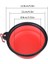 Kırmızı -1 Tarzı 12.8x5.5cm L Büyük Katlanabilir Köpek Pet Katlanır Silikon Kase Açık Seyahat Taşınabilir Köpek Mama Kabı Besleyici Çanak Kase (Yurt Dışından) 1