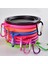 Mavi - 4 Stil 12.8x5.5cm L Büyük Katlanabilir Köpek Pet Katlanır Silikon Kase Açık Seyahat Taşınabilir Köpek Mama Kabı Besleyici Çanak Kase (Yurt Dışından) 2