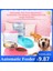 Açık Pembe-Yemek Stili Otomatik Pet Su Gıda Dispenseri 3.8l Büyük Kapasiteli Kendinden Dağıtımlı Yerçekimi Pet Besleyici Waterer Köpek Besleme Kabı Içecek Suyu (Yurt Dışından) 4