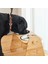 C-Tek Kase-L Stili Orta ve Büyük Köpekler Için Uygun Kase Paslanmaz Çelik Çift Kase Ayarlanabilir Bambu Çerçeve, Servikal Omurgayı Korumak Için Pet Besleyici (Yurt Dışından) 3