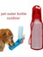 Kırmızı Stil 250 ml 250ML Açık Taşınabilir Pet Köpek Su Şişeleri Katlanabilir Tank Içme Tasarımı Seyahat Kase Besleme Dağıtıcı Su Şişesi (Yurt Dışından) 2