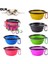 F Stili KALIBRE13CM350ML Pet Silika Jel Kase Köpek Kedi Katlanabilir Silikon Dow Kase Şeker Renk Açık Seyahat Taşınabilir Köpek Mama Kabı Besleyici Bulaşık (Yurt Dışından) 4