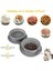 PEMBE-B-350ML Stili Açık Silikon Çift Köpek Maması Kaseler Katlanabilir Kaymaz Köpek Kase Seyahat Taşınabilir Pet Anti-Boğulma Kusma Besleme Kase (Yurt Dışından) 2
