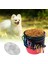Yeşil Stil Katlanabilir Pet Kedi Köpek Kapaklı Kase Silikon Gıda Su Seyahat Bulaşık Besleyici Bardak (Yurt Dışından) 2