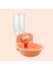 Pembe Tarzı 16X11.8X17CM Pet Suluk Şişe Plastik Pet Içme Suyu Kase Dispenseri Çeşme Kafası Konteyner Dispenser Besleyici Asılı Su Isıtıcısı (Yurt Dışından) 1