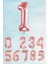 Rose Gold Rakam Folyo Balon Büyük Boy Rose Gold Sayı Balonlar 100CM 40INÇ 1 1