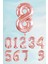 Rose Gold Rakam Folyo Balon Büyük Boy Rose Gold Sayı Balonlar 100CM 40INÇ 8 1