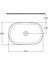 Infinity Tezgah Üzeri Lavabo 55 cm Antrasit 2