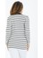 Curve Büyük Beden Pamuklu Likralı V Yaka Basic Siyah Bluz 3